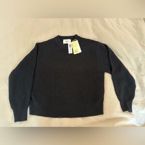 Wilfred Black Wool Knit Top